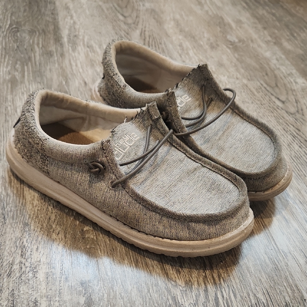Hey Dude Light Gray Slip-On Loafers